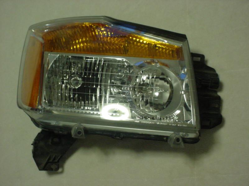 04 05 06 07 nissan armada driver right rt side headlight headlamp oem