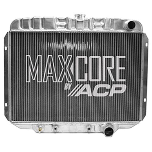 Acp fm-er306 mustang radiator maxcore plus 3-row alum v8 w/ ac 68-69