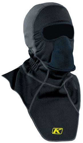 Klim black adult arctic windstopper snowmobile balaclava head sock face mask