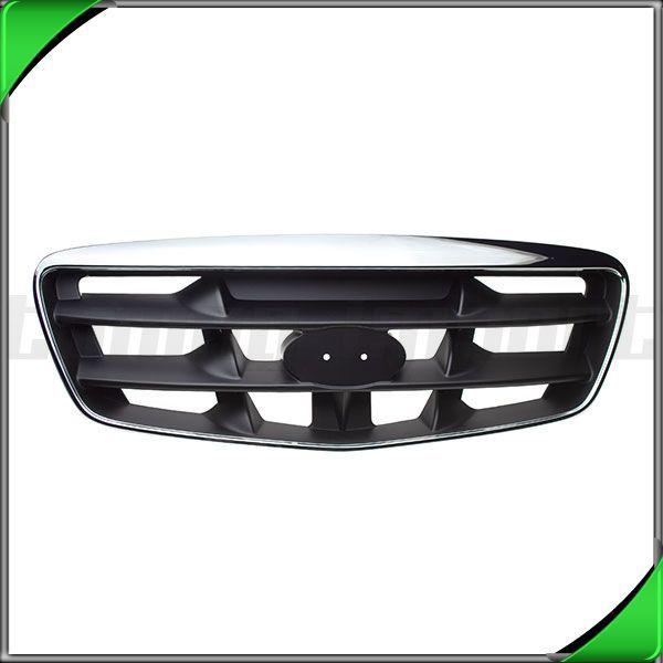 New black grille hy1200137 chrome surround fits 2001-2003 hyundai elantra gt h/b