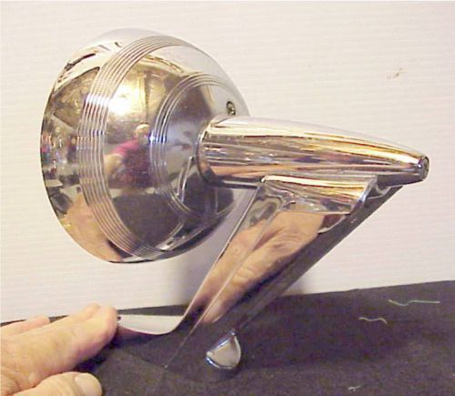 One vintage after market crome sideview mirror-