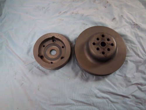 Used set of sbc 30% reduction pulleys for short pump