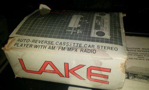 Radio cassette car lake auto reverse am/fm-mpx radio model 280 nos