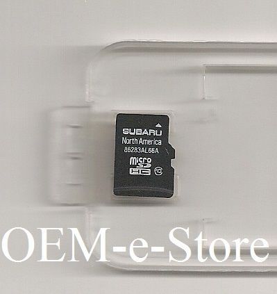 2015 2016 subaru legacy / outback navigation micro sd hc card map u.s canada