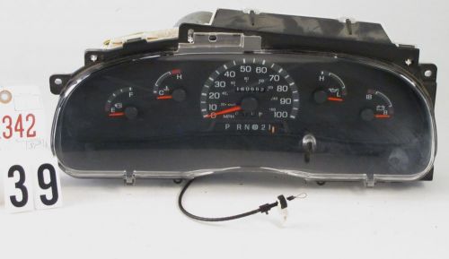1998 ford  e150 e250 speedometer cluster mph gasoline 160k