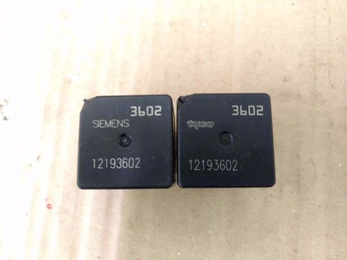 2 tyco-siemens gm relay-12193602 oem