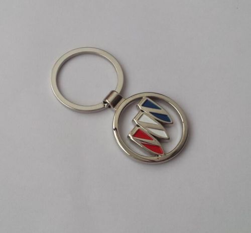 Key chain metal, both sides, keychain key ring buick logo free shipping