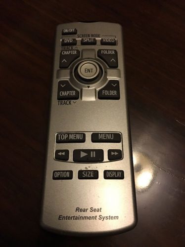 Toyota sienna rear seat entertainment dvd remote - 2013 toyota sienna