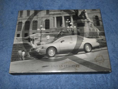 Infiniti q45 box video brochure sales manual service vhs book guide