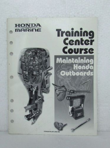 Honda marine training center course - maintaining honda outboards