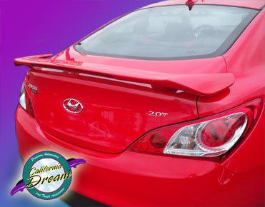 Painted factory style i spoiler for a  hyundai genesis 2dr  2010-2011