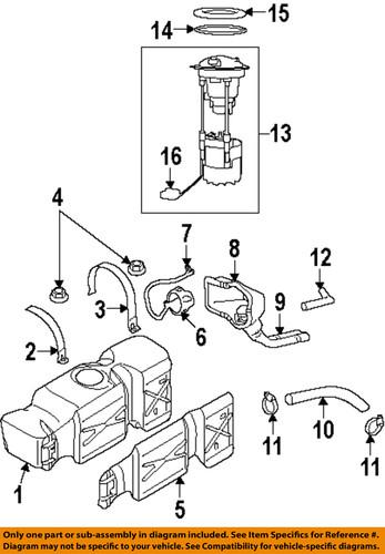 Mopar oem 6504998aa fuel system-filler hose clamp