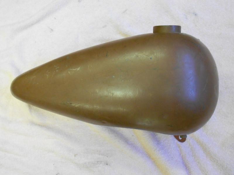 Original vintage harley 1937 1938 1939 bt flathead right gas tank 