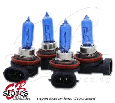 12v 65w h9 super white 5000k xenon gas hid high beam light bulb 4pcs (2pair)