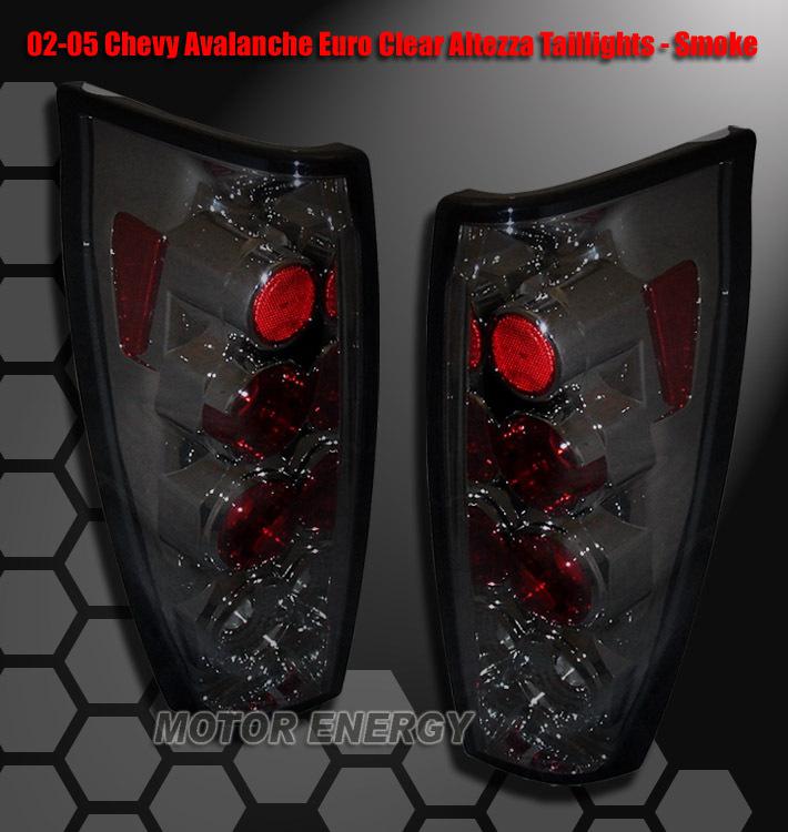 2002-2005 chevy avalanche altezza tail light smoke 2003