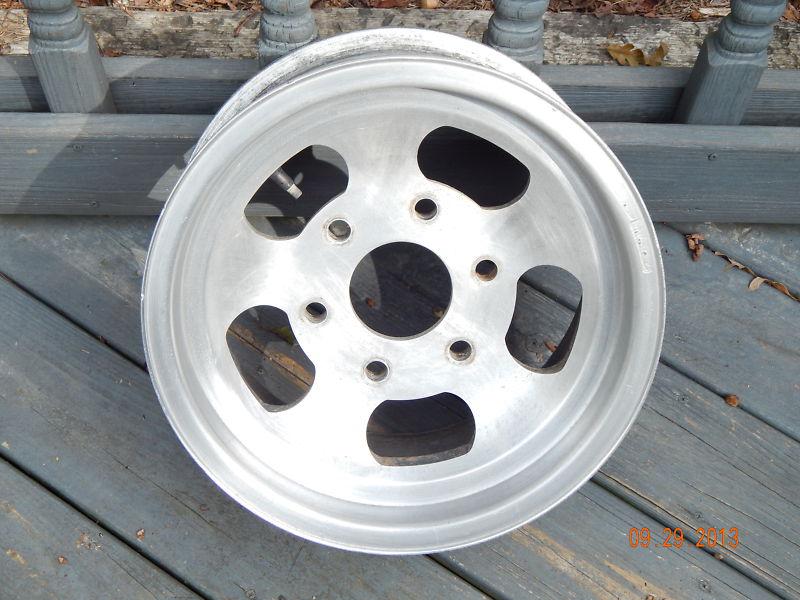 1940's 1950's 1960's chevrolet aluminum slot wheel