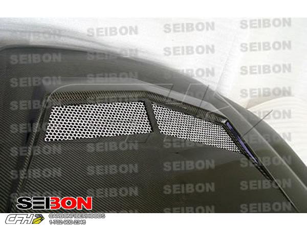 Seibon carbon fiber vsii-style carbon fiber hood kit auto body honda accord 98-0