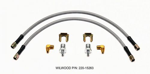 Wilwood brakes    220 15263    flexline kit  18 inch   3  m10 1 5 if 1 8 npt 90