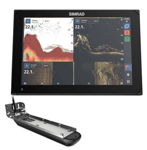Simrad nsx™ 3012 12&#034; combo chartplotter &amp; fishfinder w/active imaging™ 3-in-1 tr