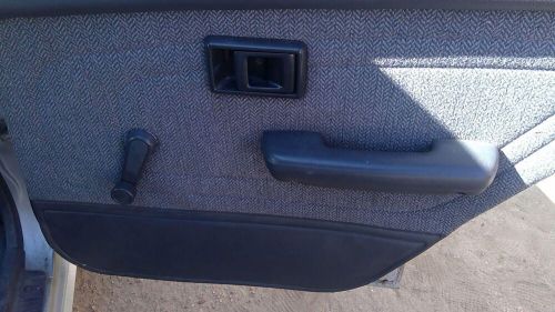 1990 corolla station wagon passenger right rear inside door trim panel only back