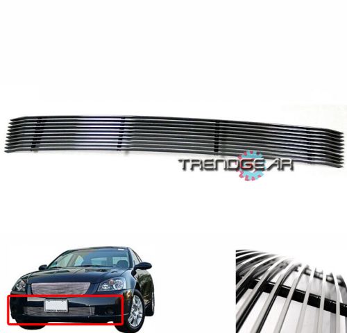 Front bumper lower billet grille grill insert for 05-06 altima s se sl sedan 4dr