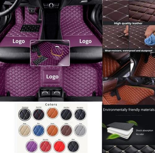 For porsche car floor mats auto carpets waterproof all models custom front rear