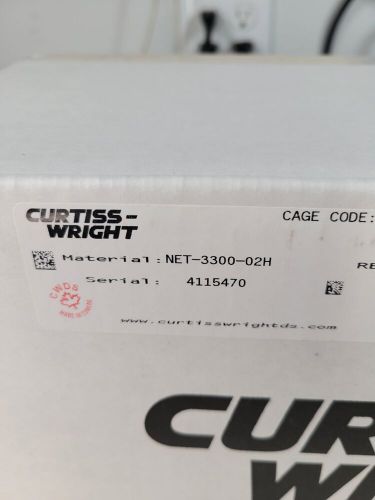 (1 new) curtiss-wright parvus duranet 3300 net-3300-02h