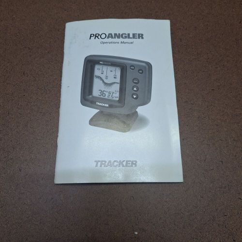 Humminbird pro angler owners operational manual