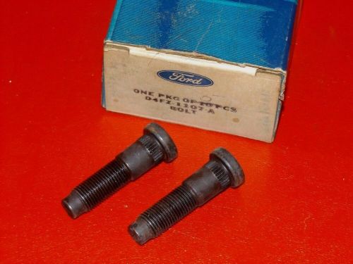 Nos 1974-1976 ford mercury front wheel hub bolts d4fz-1107-a / torino mustang ii