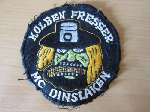 Mc patch piston eater mc dinslaken rocker hat patch motorcycle club-