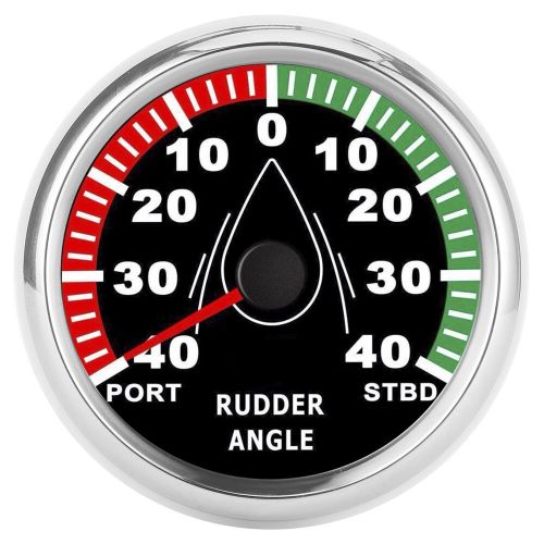 (black)85mm/3.4inch rudder angle gauge with reverse connection protection for