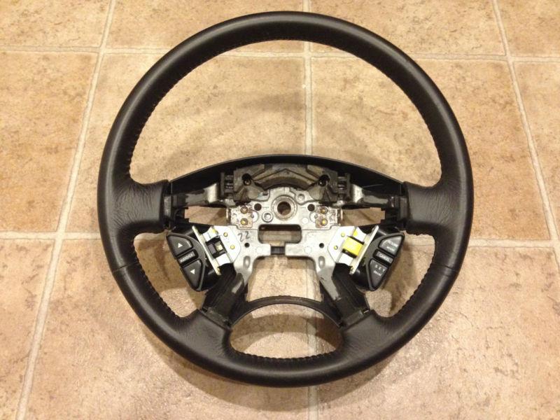 1998-2002 honda accord oem steering wheel black leather, excellent