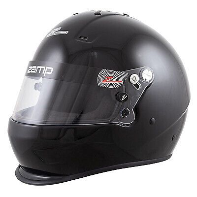 Zamp h768d03s - rz-36 dirt gloss black composite fiberglass s full face racing