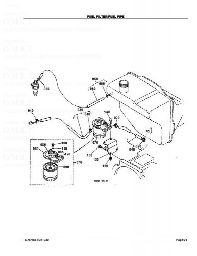 2500 tractor illustrated parts list manual fits kubota l2500f exploded-diagram