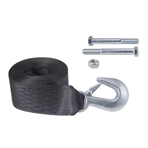 6248 winch strap &amp; hook, 15 ft. 24239 dutton lainson