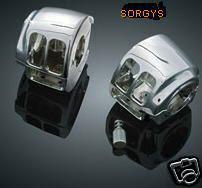 Fits 2007 up harley dyna chrome switch housings