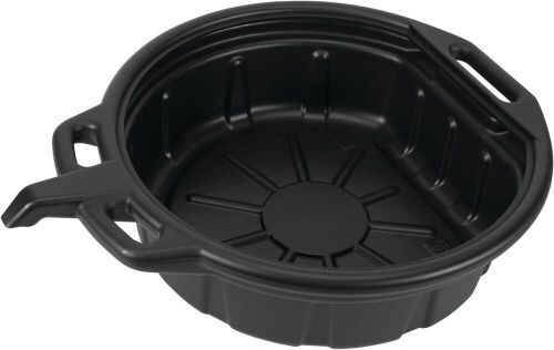 Performance tool w4071 black oil drain pan (4.5 gallon)