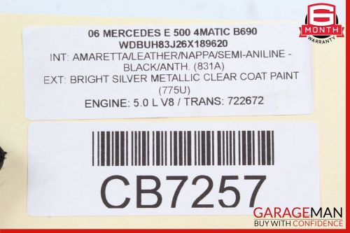 03-06 mercedes w211 e500 e55 amg rear right door controller module unit oem
