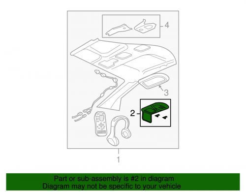 Genuine ford drop down dvd system 3l1z-19g323-aa