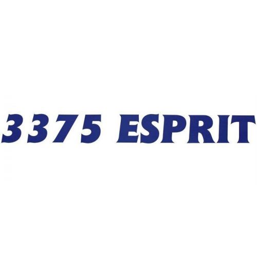 Cruisers yachts 3375 esprit boat model decal royal blue