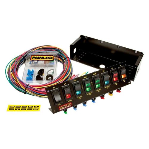 Painless performance lighted fused switch panel passenger vehicles w/ice