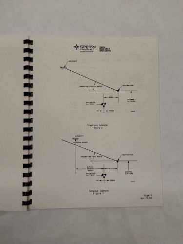 Sperry vnav computer operation /62-0020-00-00/may 1980-copy