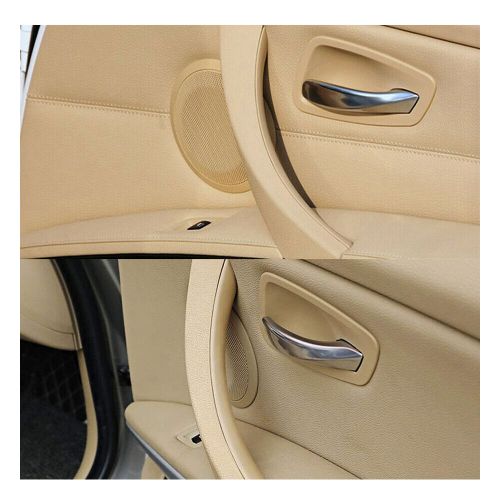 Passenger side inner outer door panel handle pull trim cover for bmw e90 328i ed