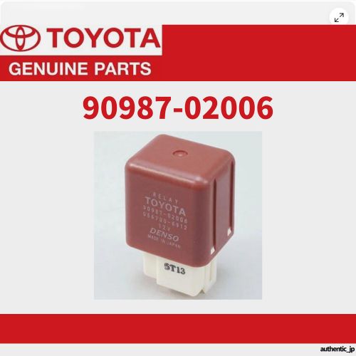 Toyota lexus genuine land cruiser 60 75 80 headlight relay 90987-02006 oem