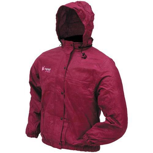 Frogg toggs pro action rain-jacket womens waterproof rainjacket, cherry, xl