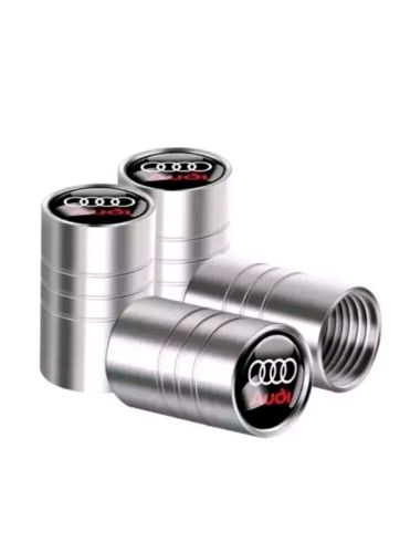 4x audi valve caps logo emblem car motorcycle valve * new-