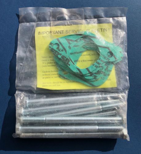 Osco marine manifold exhaust mounting kit p/n# vo-mk bolts &amp; gaskets m13 m8-1.25