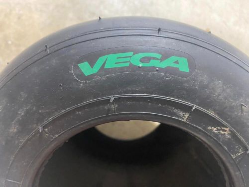 2 new old stock vega green  11.5 x 8.0-6 tire wheel go kart racing cart drift