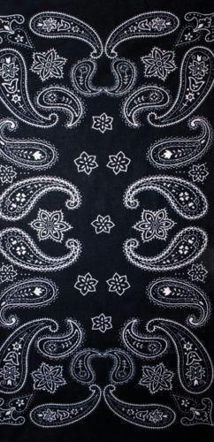 Schampa tube black/white paisley