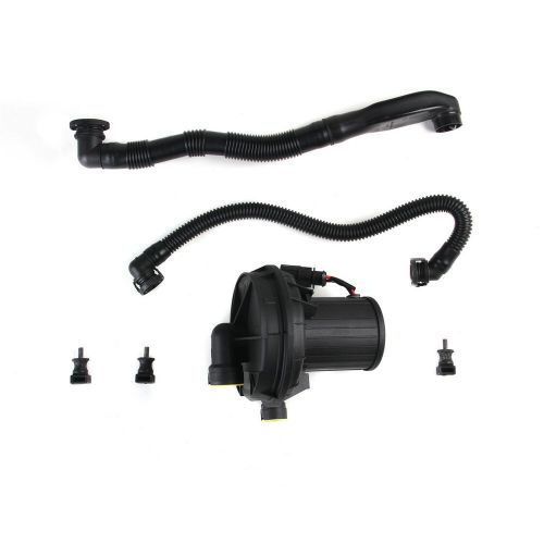 Secondary air pump + 3x mount + hose set for vw passat 03-05 1.8t awm 06a133567a